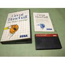 Great Baseball Sega Master System Complete in Box