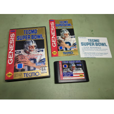Tecmo Super Bowl Sega Genesis Complete in Box