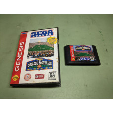College Football's National Championship Sega Genesis Cartridge and Case
