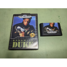 Dynamite Duke Sega Genesis Cartridge and Case