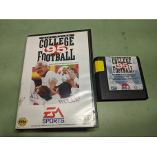 Bill Walsh College Football 95 Sega Genesis Cartridge and Case