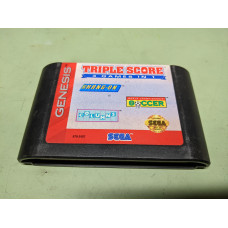 Triple Score Sega Genesis Cartridge Only