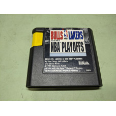 Bulls vs Lakers and the NBA Playoffs Sega Genesis Cartridge Only