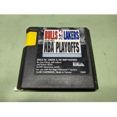 Bulls vs Lakers and the NBA Playoffs Sega Genesis Cartridge Only