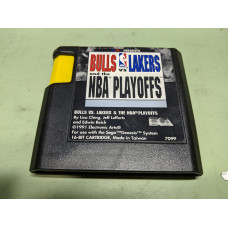 Bulls vs Lakers and the NBA Playoffs Sega Genesis Cartridge Only