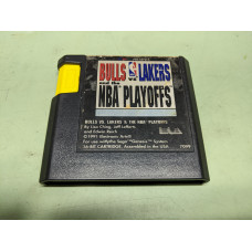 Bulls vs Lakers and the NBA Playoffs Sega Genesis Cartridge Only