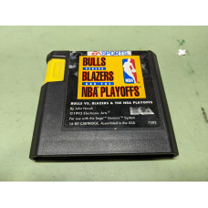 Bulls Vs Blazers and the NBA Playoffs Sega Genesis Cartridge Only