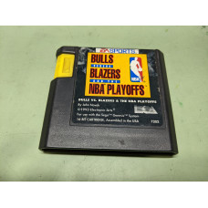 Bulls Vs Blazers and the NBA Playoffs Sega Genesis Cartridge Only