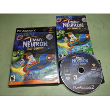 Jimmy Neutron Boy Genius Sony PlayStation 2 Complete in Box
