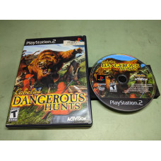 Cabela's Dangerous Hunts Sony PlayStation 2 Disk and Case