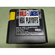 Bulls vs Lakers and the NBA Playoffs Sega Genesis Cartridge Only