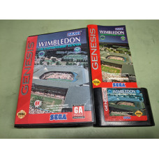 Wimbledon Championship Tennis Sega Genesis Complete in Box