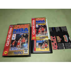 Tecmo Super NBA Basketball Sega Genesis Complete in Box