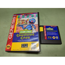 Sesame Street Counting Cafe Sega Genesis Cartridge and Case