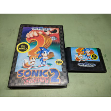 Sonic the Hedgehog 2 Sega Genesis Cartridge and Case