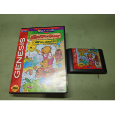 Berenstain Bears Camping Adventure Sega Genesis Cartridge and Case