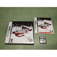 Unsolved Crimes Nintendo DS Complete in Box