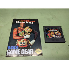 Evander Holyfield's Real Deal Boxing Sega Game Gear Disk and Manual