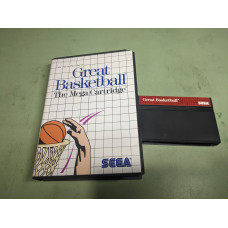 Great Basketball Sega Master System Cartridge and Case