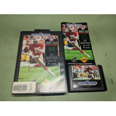 Sports Talk Football '93 Starring Joe Montana Sega Genesis Complete in Box