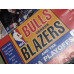 Bulls Vs Blazers and the NBA Playoffs Sega Genesis Cartridge and Case