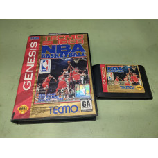 Tecmo Super NBA Basketball Sega Genesis Cartridge and Case