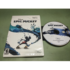 Epic Mickey Nintendo Wii Disk and Case