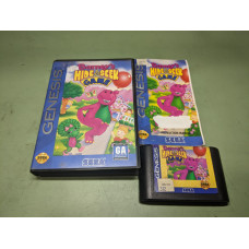 Barney Hide and Seek Sega Genesis Complete in Box