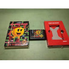 Ms. Pac-Man [Cardboard Box] Sega Genesis Cartridge and Case