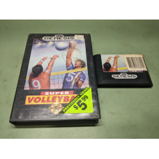 Super Volleyball Sega Genesis Cartridge and Case