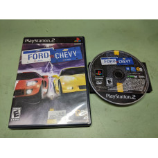 Ford vs Chevy Sony PlayStation 2 Disk and Case