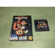 Evander Holyfield's Real Deal Boxing Sega Game Gear Disk and Manual