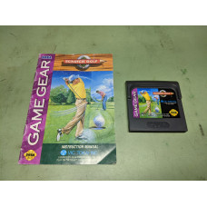 Scratch Golf Sega Game Gear Disk and Manual