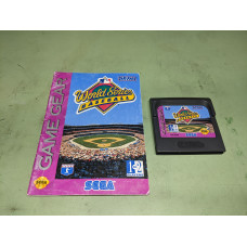 World Series Baseball Sega Game Gear Disk and Manual