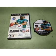 Madden NFL 2006 Sony PlayStation 2 Disk and Case