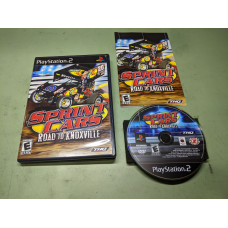 Sprint Cars Road to Knoxville Sony PlayStation 2 Complete in Box