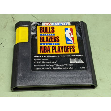 Bulls Vs Blazers and the NBA Playoffs Sega Genesis Cartridge Only