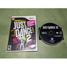 Just Dance 2 Nintendo Wii Disk and Case