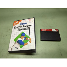 Reggie Jackson Baseball Sega Master System Cartridge and Case