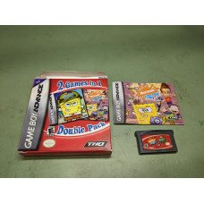 2 Games in 1 Double Pack: SpongeBob Nintendo GameBoy Advance Complete in Box