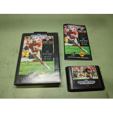 Sports Talk Football '93 Starring Joe Montana Sega Genesis Complete in Box