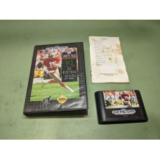 Sports Talk Football '93 Starring Joe Montana Sega Genesis Complete in Box