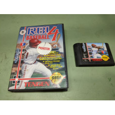 RBI Baseball 4 Sega Genesis Cartridge and Case