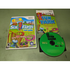 Six Flags Fun Park Nintendo Wii Complete in Box