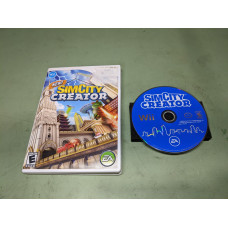 SimCity Creator Nintendo Wii Disk and Case