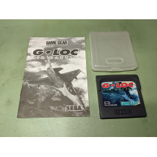 G-LOC Air Battle Sega Game Gear Disk and Manual