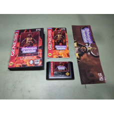 Nobunaga's Ambition Sega Genesis Complete in Box with poster