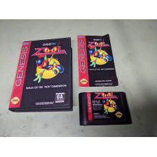 Zool Ninja of the Nth Dimension Sega Genesis Complete in Box