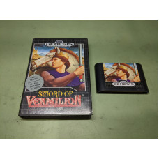 Sword of Vermilion Sega Genesis Cartridge and Case