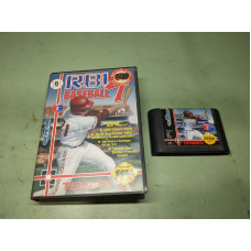 RBI Baseball 4 Sega Genesis Cartridge and Case